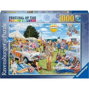 Festival of The Flower Children 1000 Piece Jigsaw Puzzle