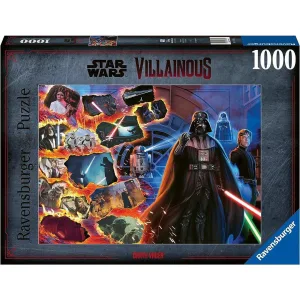 Star Wars Villainous Darth Vader 1000 Piece Jigsaw Puzzle