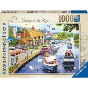 Evening On The River 1000 Piece Jigsaw Puzzle