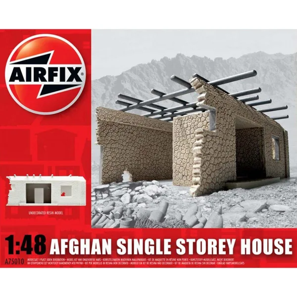 A75010 Afghan Single Storey House 1:48 Model Kit