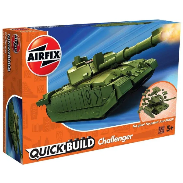 J6022 Quick Build Challenger Tank Railway Toy