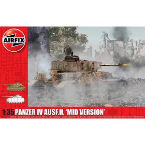 A1351 1:35 Panzer IV Ausf.H Mid Version Tank Model Kit