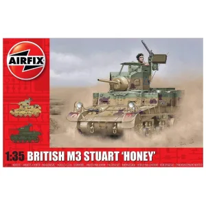 A1358 M3 Stuart Honey Military Vehicle (British Version) 1:35 Model Kit