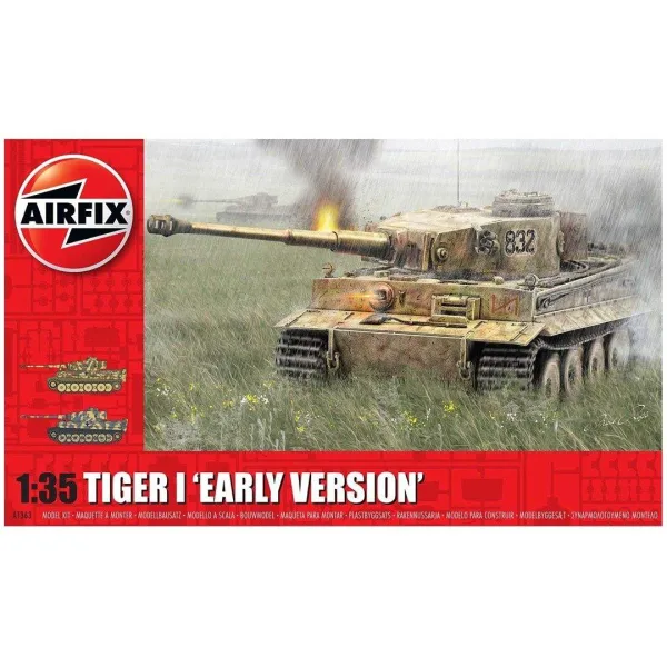 A1363 Tiger 1 Early Version tank   1:35 Scale Model Kit