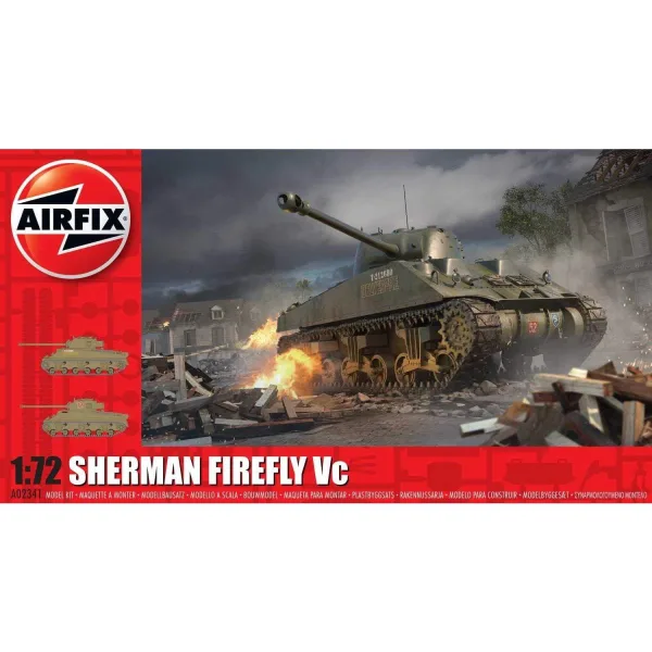 A02341 Sherman Firefly Military Vehicle Aircraft Model Kit