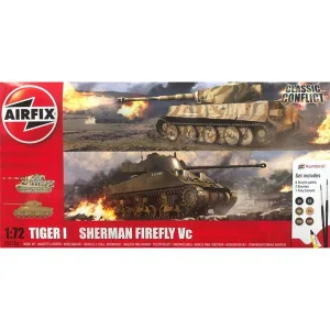 Classic Conflict Tiger 1/Sherman Firefly Model Kit