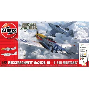 Messerschmitt Me262 & P 51D Mustang Dogfight Double 1:72 Model Kit