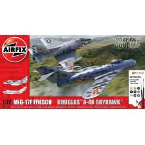 A50185 Mig 17F Fresco And Douglas A 4B Skyhawk Dogfight 1:72 Scale