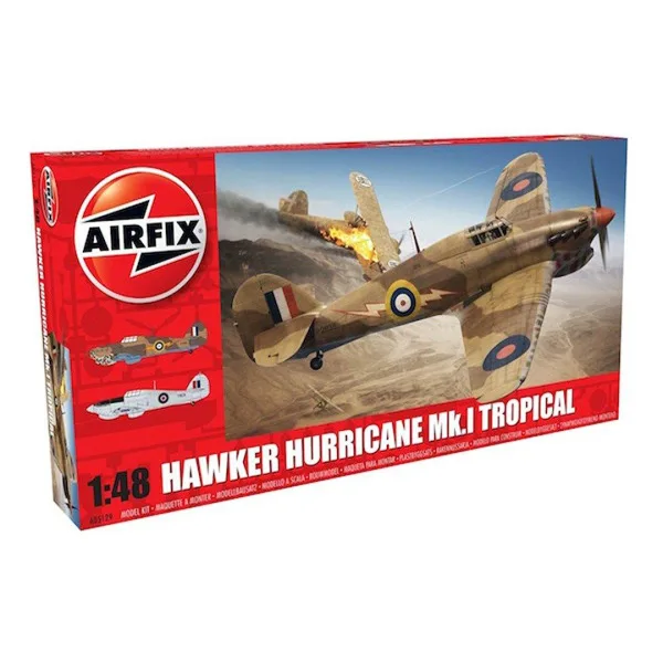 Airfix A05129 Hawker Hurricane Mk1   Tropical Scale 1:48 Model Kit