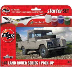 A55012 Airifx Starter Set   Land Rover Series 1 Pick Up 1:43 Model Kit