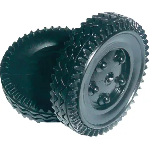 Modelcraft 312079 Plastic Wheels 44x16mm with 2.6mm Bore Pk2