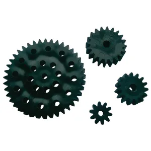 Modelcraft 330099 Plastic Gear Set Black 4pcs 2.9mm Bore