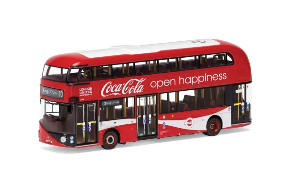 New Routemaster - London United - LTZ 1148 - Route 10 - Kings Cross - Coca-Cola <p>Derived from the former London United Tramways