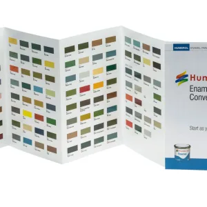 Humbrol Enamel Colour Chart with hi-spec printing