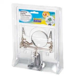 Modelcraft Helping Hands & Glass Magnifier - CLUB EXCLUSIVE <p>Useful