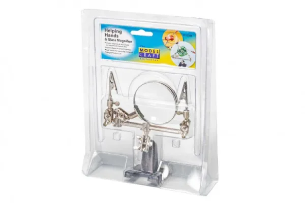 Modelcraft Helping Hands & Glass Magnifier - CLUB EXCLUSIVE <p>Useful