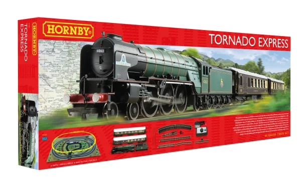 Tornado Express Train Set <p>The opulence and elegance of Pullman travel between the two World Wars of the last century was at that time mainly reserved for the more well off. However these days with the development of character travel