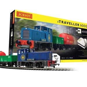 iTraveller 6000 Train Set <p>The iTraveller 6000 Train Set is the model railway of the future! This set features a train inspired by cutting edge technology.</p><p><br></p><p>Everything needed to get started with model railways is in the box and includes: a locomotive