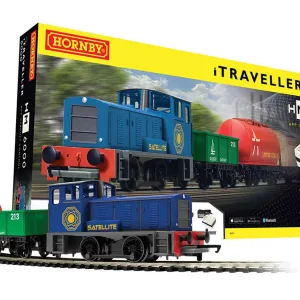 iTraveller 6000 Train Set - EU Plug Version <p>The iTraveller 6000 Train Set is the model railway of the future! This set features a train inspired by cutting edge technology. Everything needed to get started with model railways is in the box and includes: a locomotive