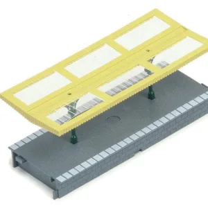 Platform Canopies (Pack of 2) Give your train station platform that extra finishing touch with the Hornby canopy set. With impressive window detailing and painted finish