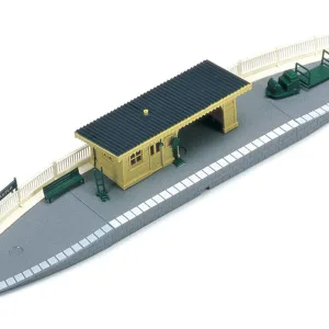 Station Halt Not only is this station halt and platform a fantastic addition to any railway layout but the wooden shed detailing and accessories make it a much-loved gift for any train enthusiast.