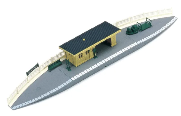 Station Halt Not only is this station halt and platform a fantastic addition to any railway layout but the wooden shed detailing and accessories make it a much-loved gift for any train enthusiast.