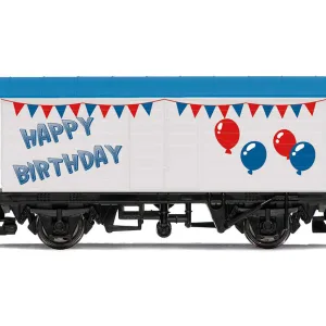 Hornby Birthday Wagon This special Hornby wagon is the perfect way to celebrate the birthday of any rail or model rail enthusiast.