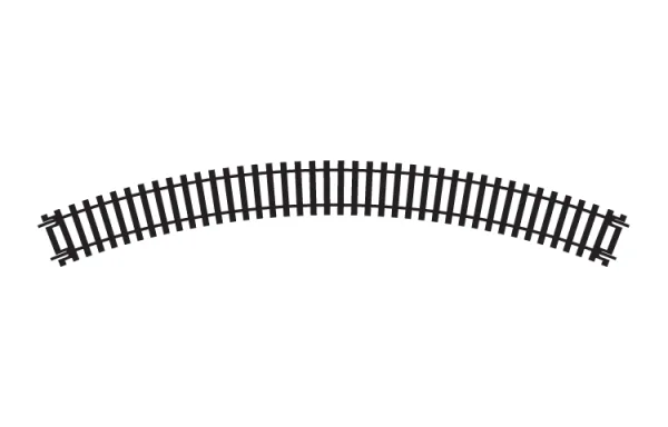 Double Curve - 1st Radius Extend your model railway layout with this official Hornby 1st Radius (371mm) double curve arc