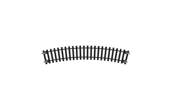 Curve - 2nd Radius Extend your model railway layout with this official Hornby second radius (438mm) standard curve arc