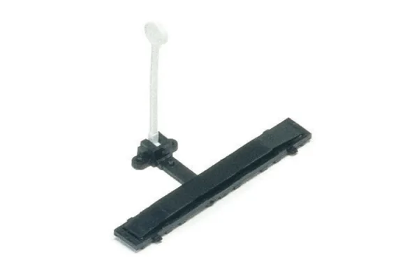 Uncoupling Ramp This spring-loaded ramp clips into straight track at the position you choose