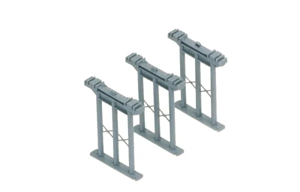 High Level Piers <p>Give your track that extra touch of excitement and creativity with the Hornby pack of three piers for extended high level track