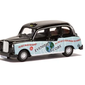 FX4 Taxi This Diecast FX4 Taxi vehicle measures at 80mm in length and has a highly detailed