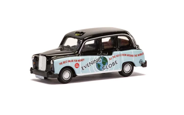 FX4 Taxi This Diecast FX4 Taxi vehicle measures at 80mm in length and has a highly detailed