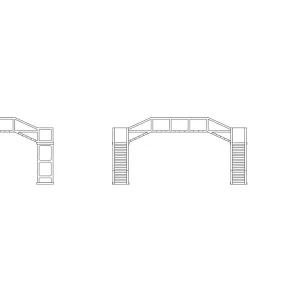 South Eastern Railway Footbridge A highly detailed resin model of a Railway Footbridge inspired by those used to cross over railways in the south east of England.