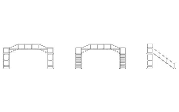 South Eastern Railway Footbridge A highly detailed resin model of a Railway Footbridge inspired by those used to cross over railways in the south east of England.