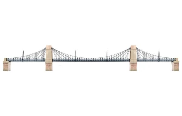 Grand Suspension Bridge Whether you have a layout of countryside hills or a river running through the city