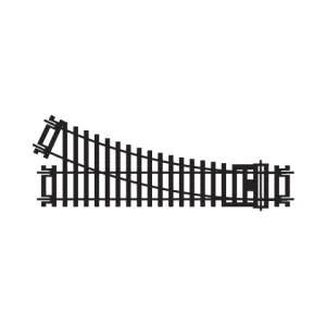 Right Hand Point Extend your model railway layout with this single right hand point track piece