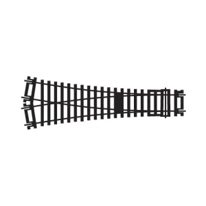 Y Point Each Y Point track has a radius of 852mm and arcs 11.25°. To create parallel tracks from R8076 'Y' point use two R628 section curves.