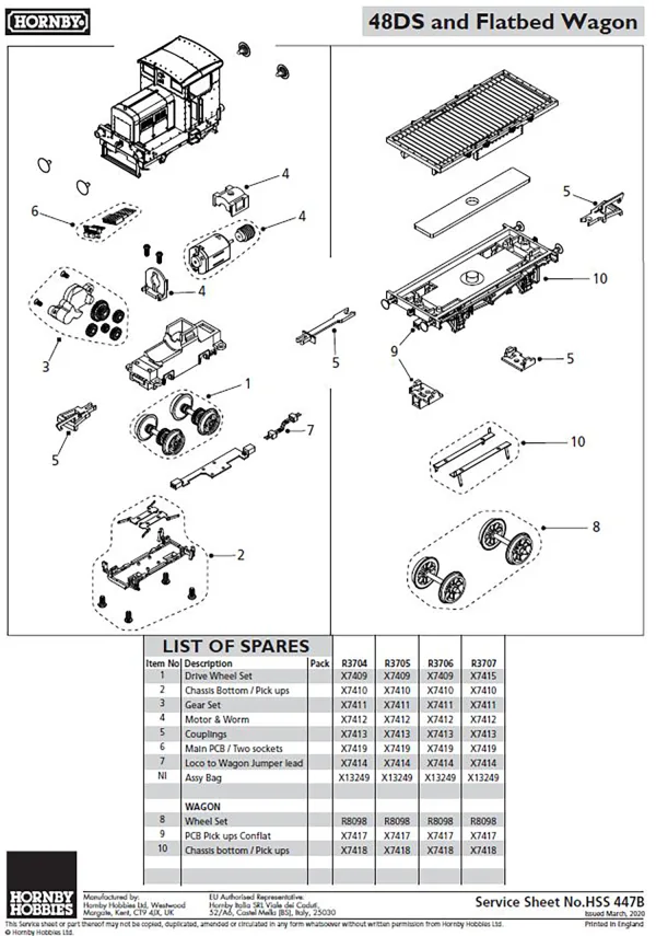 12.6mm Spoked Wheels (Pack 10) Contents: 10 assembled sets