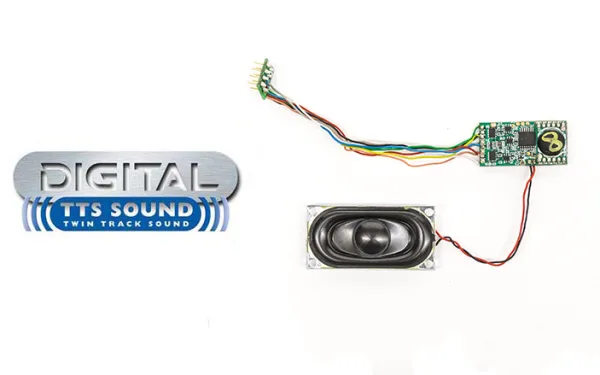 TTS Sound Decoder - Class 31 IMPORTANT - The decoder does not support sound under DC (analogue) operation. Sounds can only be played under DCC (digital) operation. This applies to all sounds