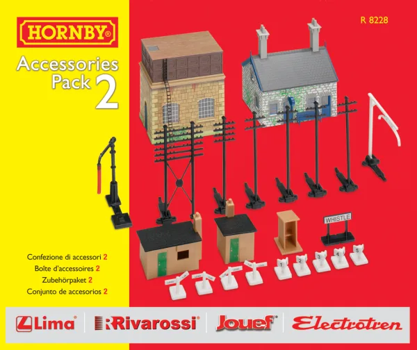 Building Extension Pack 2 Extend your set in easy steps by adding Track Packs and TrakMat Accessory Packs all the way to the full layout pictured on your TrakMat scenic underlay sheet.