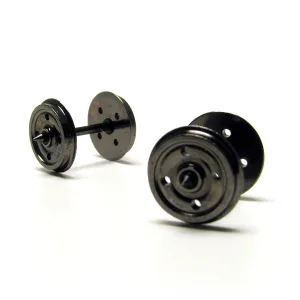 14.1mm Disc Wheels - 4 hole (Pack 10) Contents includes 10 assembled sets