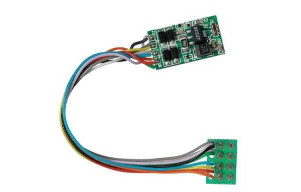 Standard 8 pin Decoder The Standard 8 pin Decoder measures at 18mm in length and comes complete with wires shown.