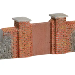 Brick Walling (Gates & Piers) As part of the Hornby Skaledale range