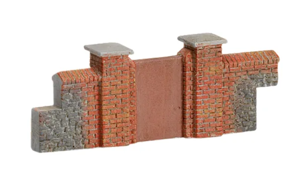 Brick Walling (Gates & Piers) As part of the Hornby Skaledale range