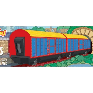 Playtrains - Express Goods 2 x Closed Wagon Pack <p>Expand the Playtrains world with extra track and rolling stock