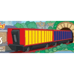 Playtrains - Express Goods 2 x Open Wagon Pack <p>Expand the Playtrains world with extra rolling stock including this bright and bold open wagon pack. With each set containing 2 wagons