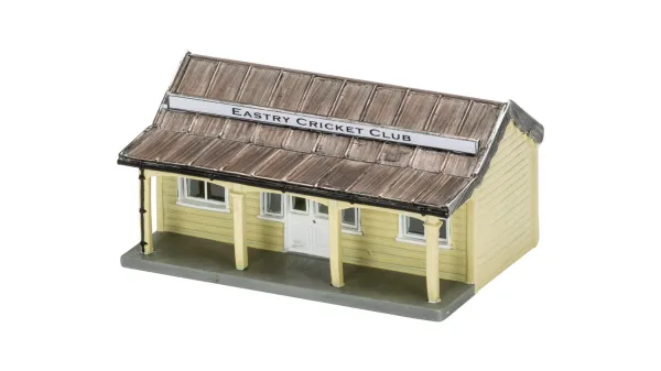 The Cricket Club If you are after something a little different for your railway collection or scenery then the Cricket Pavilion is just the one. This model is a great opportunity to make use of grassy field space or even in a park scene. W