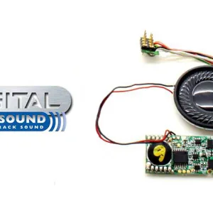 TTS Sound Decoder: Class 37 IMPORTANT - The decoder does not support sound under DC (analogue) operation. Sounds can only be played under DCC (digital) operation. This applies to all sounds