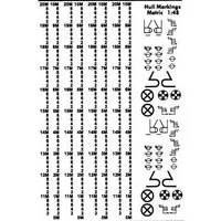 Hull Depth Markings - Metric - Custom Decals